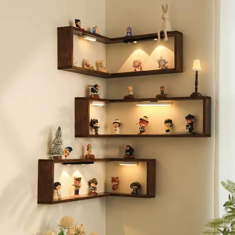 Floating Design Corner Wall Shelf - Image 2