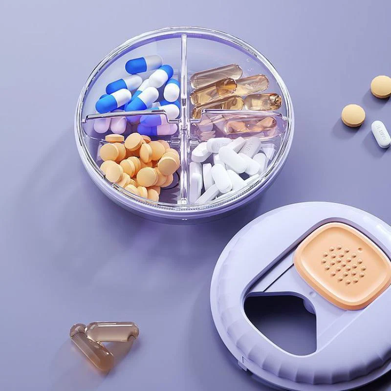 Fully Sealed Mini Travel Pill Organizer - Image 3