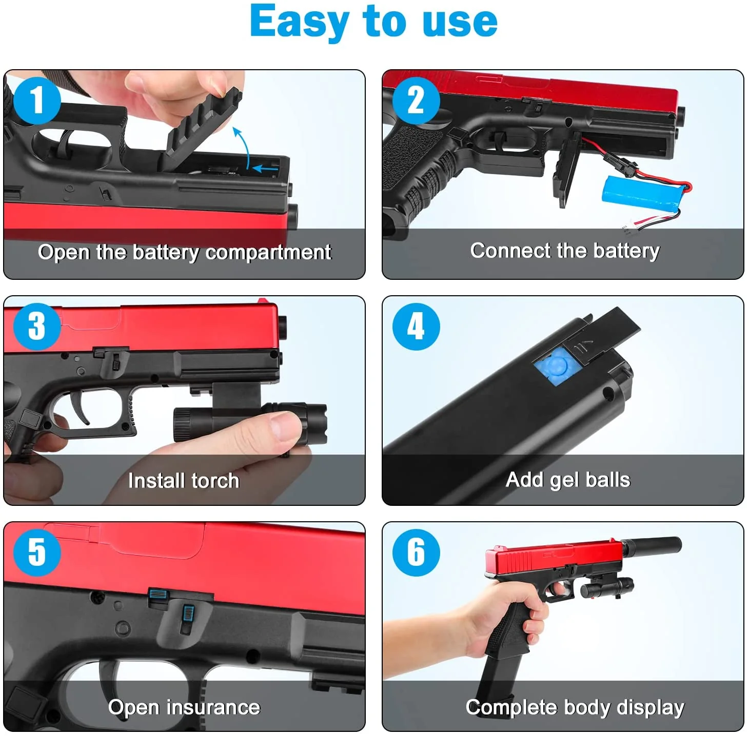 2in1 Gel Blaster Toy Gun - Image 2