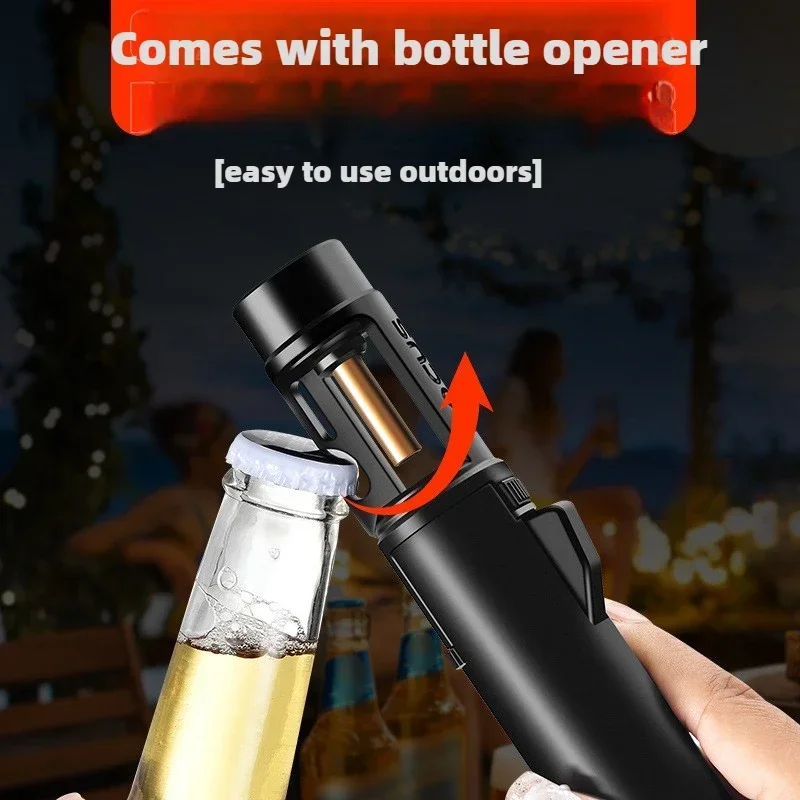 Multi-Use Bottle Opener Windproof Jet Torch Lighter - Image 2