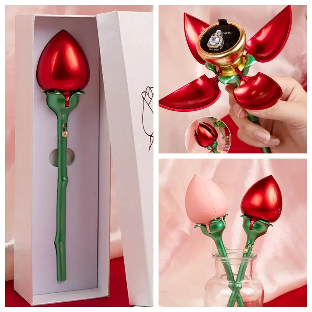 Eternal Rose Rotating Jewelry Box - Image 2