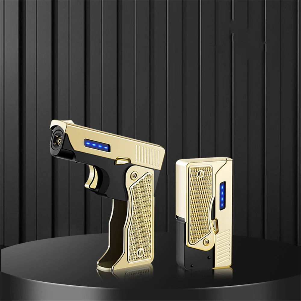Windproof Gun Shape Jet Spark Flame Lighter - Image 3