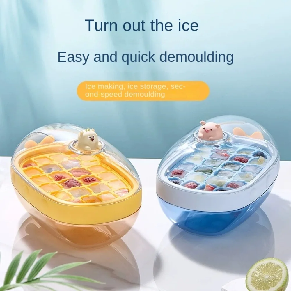 Cute Cartoon Rotating Knob Ice Cube Tray - Image 3