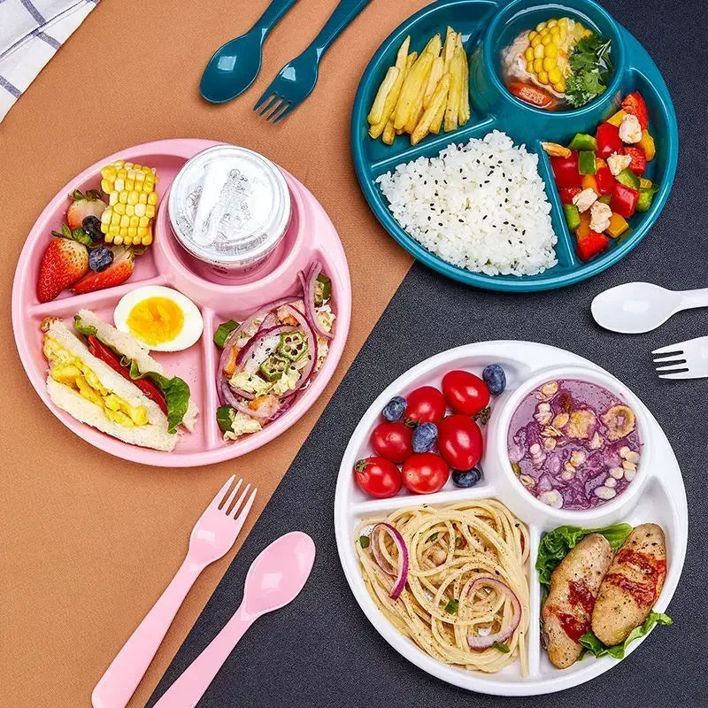 Portion Control Plate Divided Meal Planner Plate - Image 3