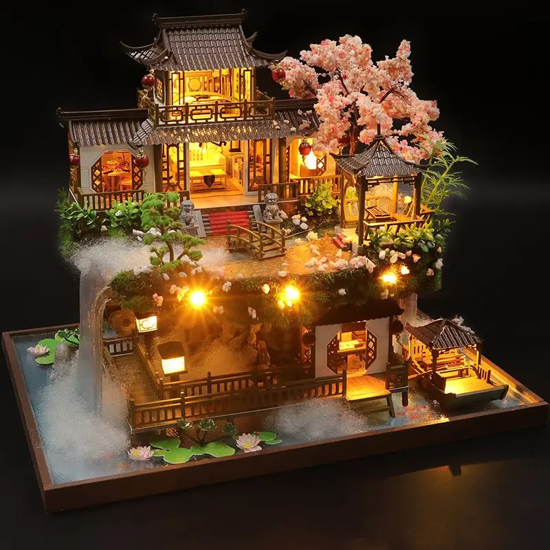 DIY Wooden Chinese Ancient Casa Miniature Building Kit - Image 2