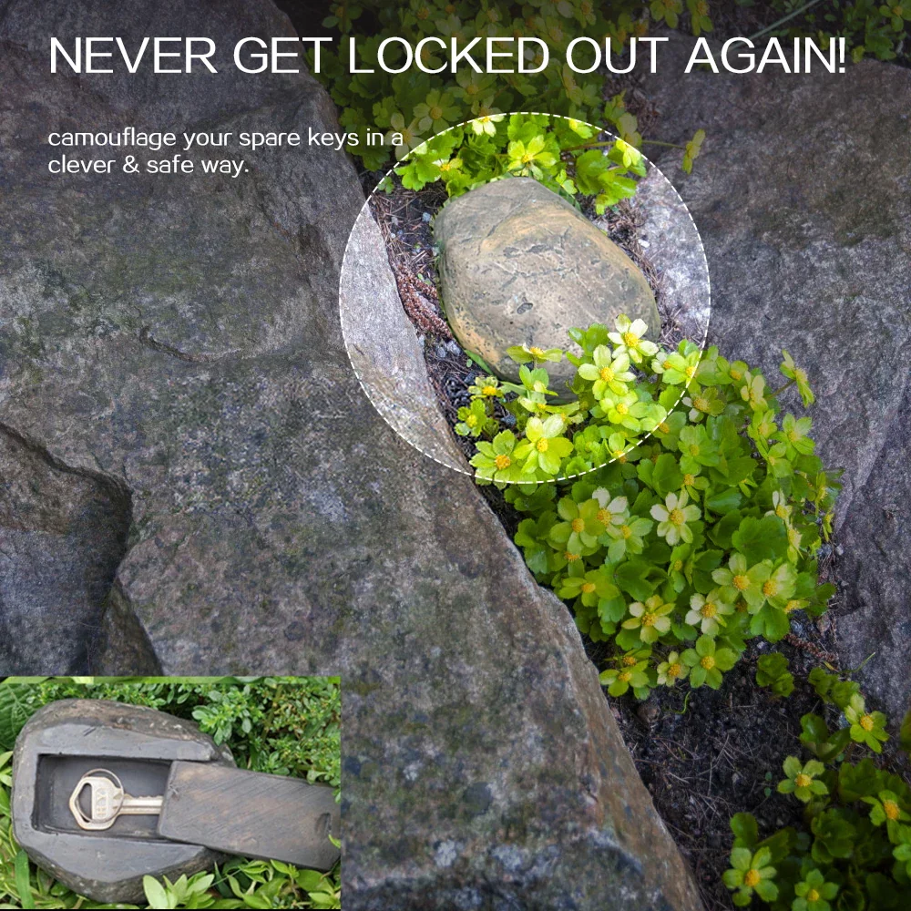 Hidden Stone Design Garden Security Box - Image 2