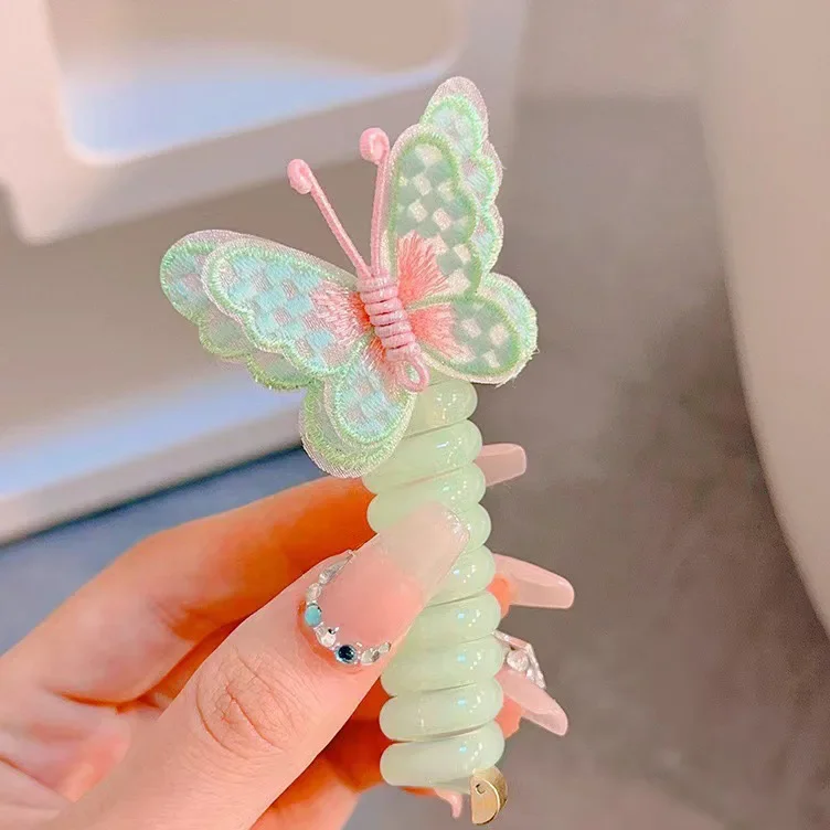 Butterfly Wings Spiral Hair Band - Image 2
