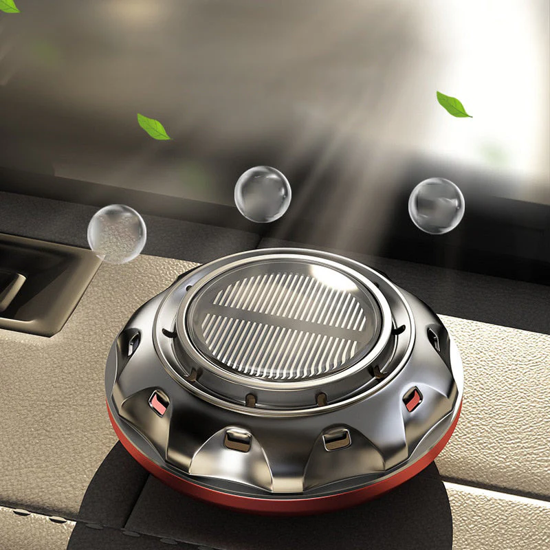 Solar Power UFO Car Air Freshener - Image 1