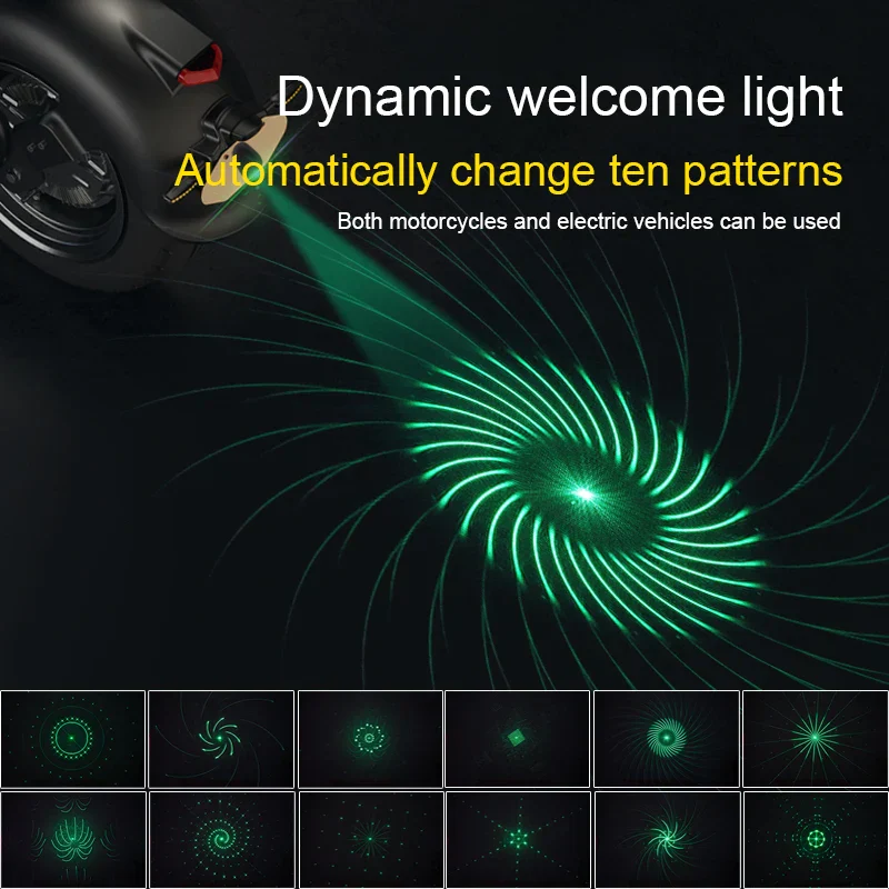 Rechargeable Dynamic LED Car Door Welcome Light - Image 2