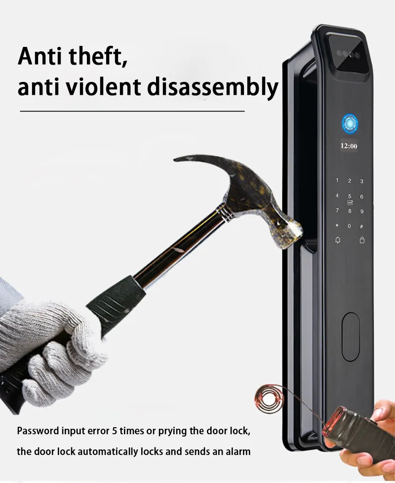 Automatic Secure Face Recognition Smart Fingerprint Door Lock - Image 2