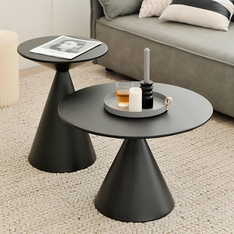 Creative Design Sphere Light Luxury Metal Coffee Table - Image 2