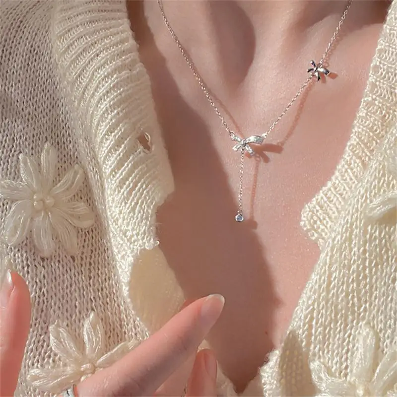 Treasure Pearl Delicate Zircon Necklace - Image 2