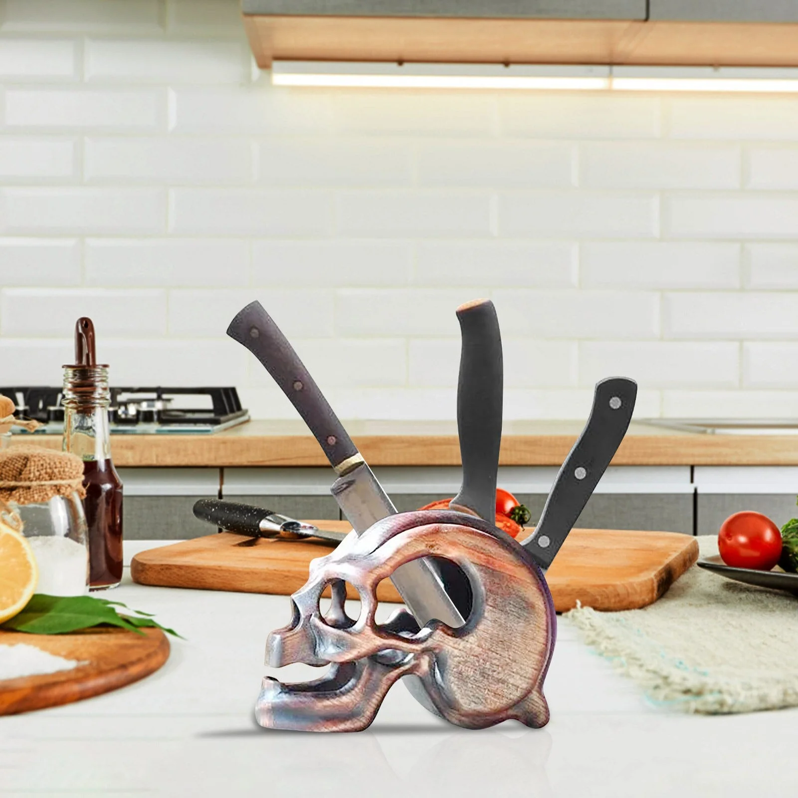 Skull Knife Holder - Image 3