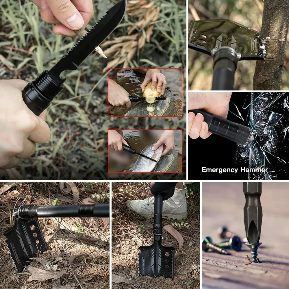 All-Terrain Tactical Multi-Tool Shovel Kit - Image 3