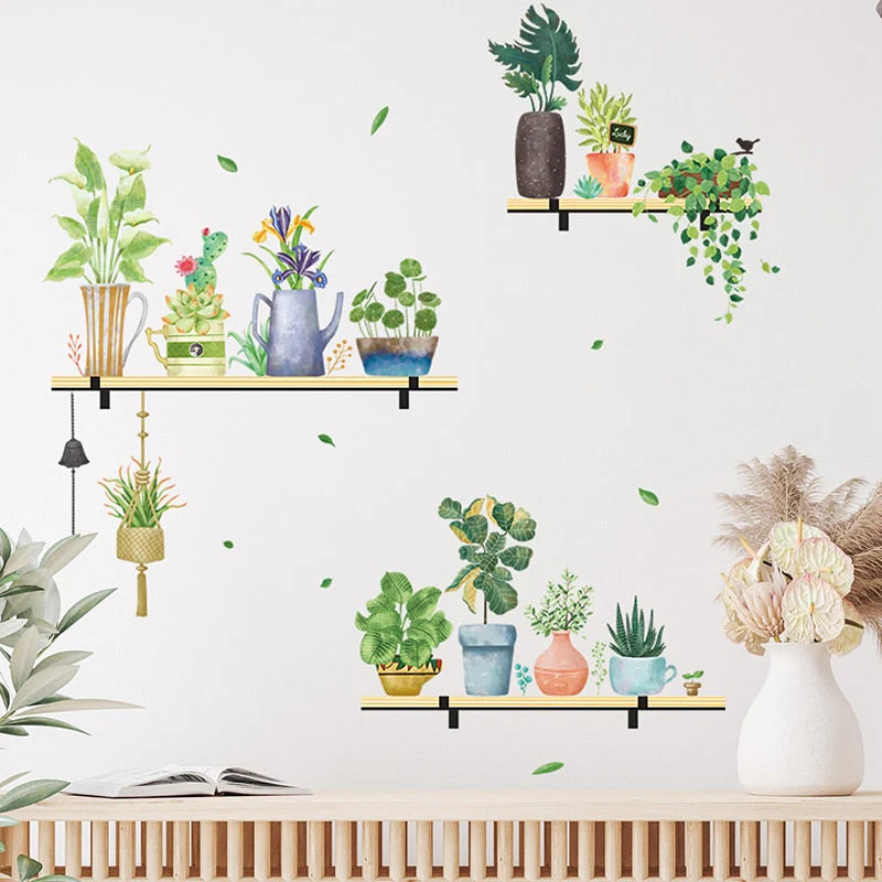 Nature Aura Plants Wall Stickers - Image 2