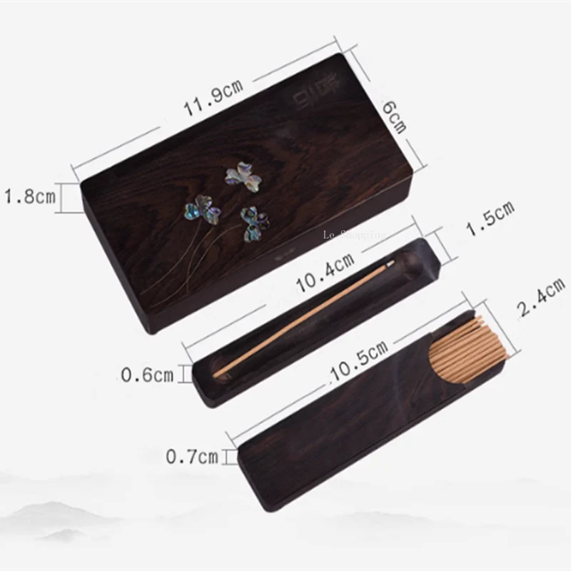 Mystic Portable Wood Incense Box - Image 3