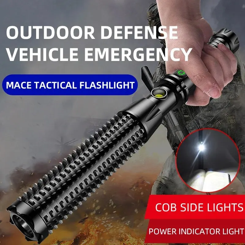 Tactical Self-Defense LED Flashlight Emergency Survival Tool - Image 2