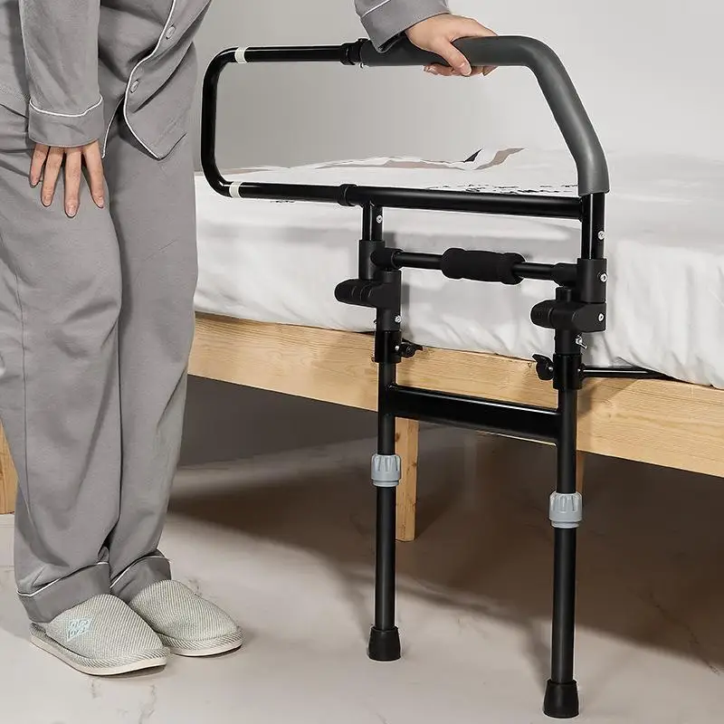 Elderly Stand-Up Adjustable Folding Bedside Support Rail - Image 3