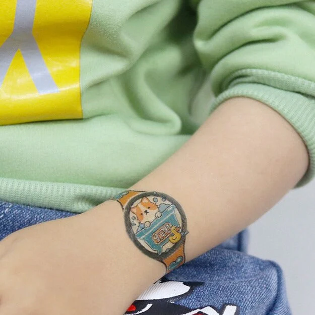 Luminous Temporary Tattoo Watch Sticker - Image 1