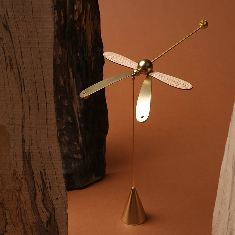 Wooden Dragonfly Aromatherapy Essential Oil Diffuser - Image 1