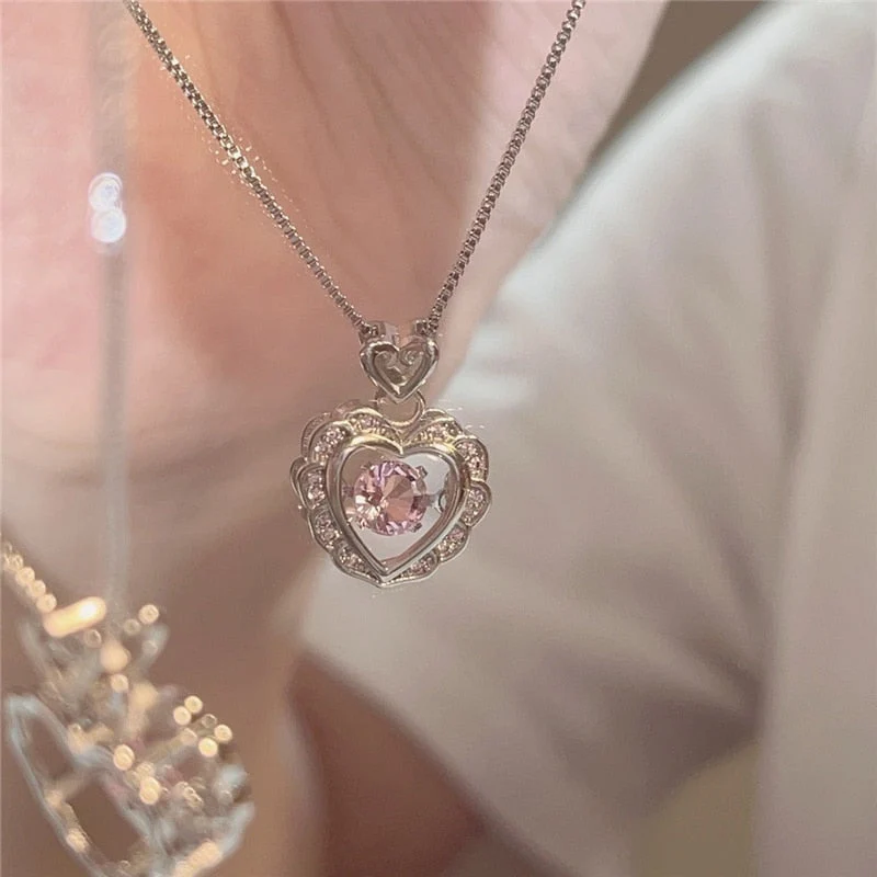 Heartbeat Harmony Crystal Pendant - Image 2