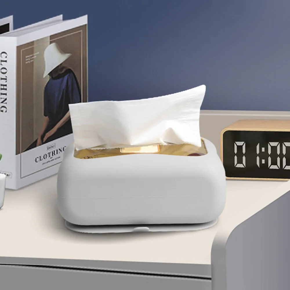 Minimalist Design Suction Wall-Mounted Tissue Dispenser - Image 2
