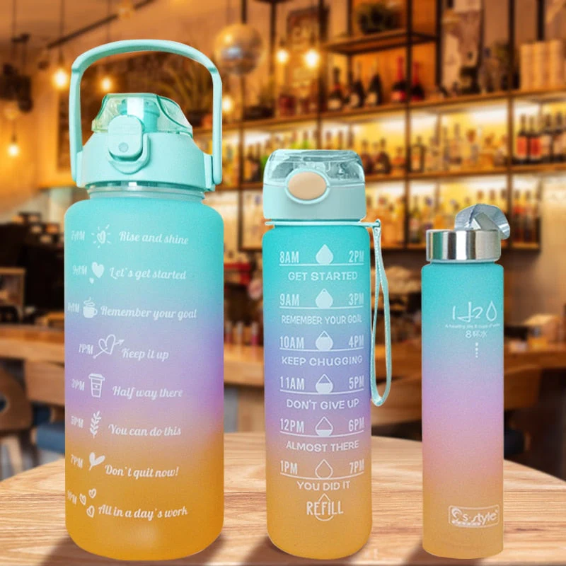 All Day Hydrate Time Marker Water Bottle - Image 2