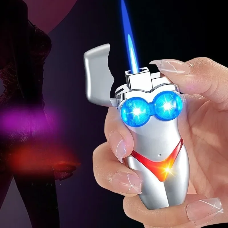 Glowing Bikini Windproof Jet Torch Lighter - Image 1