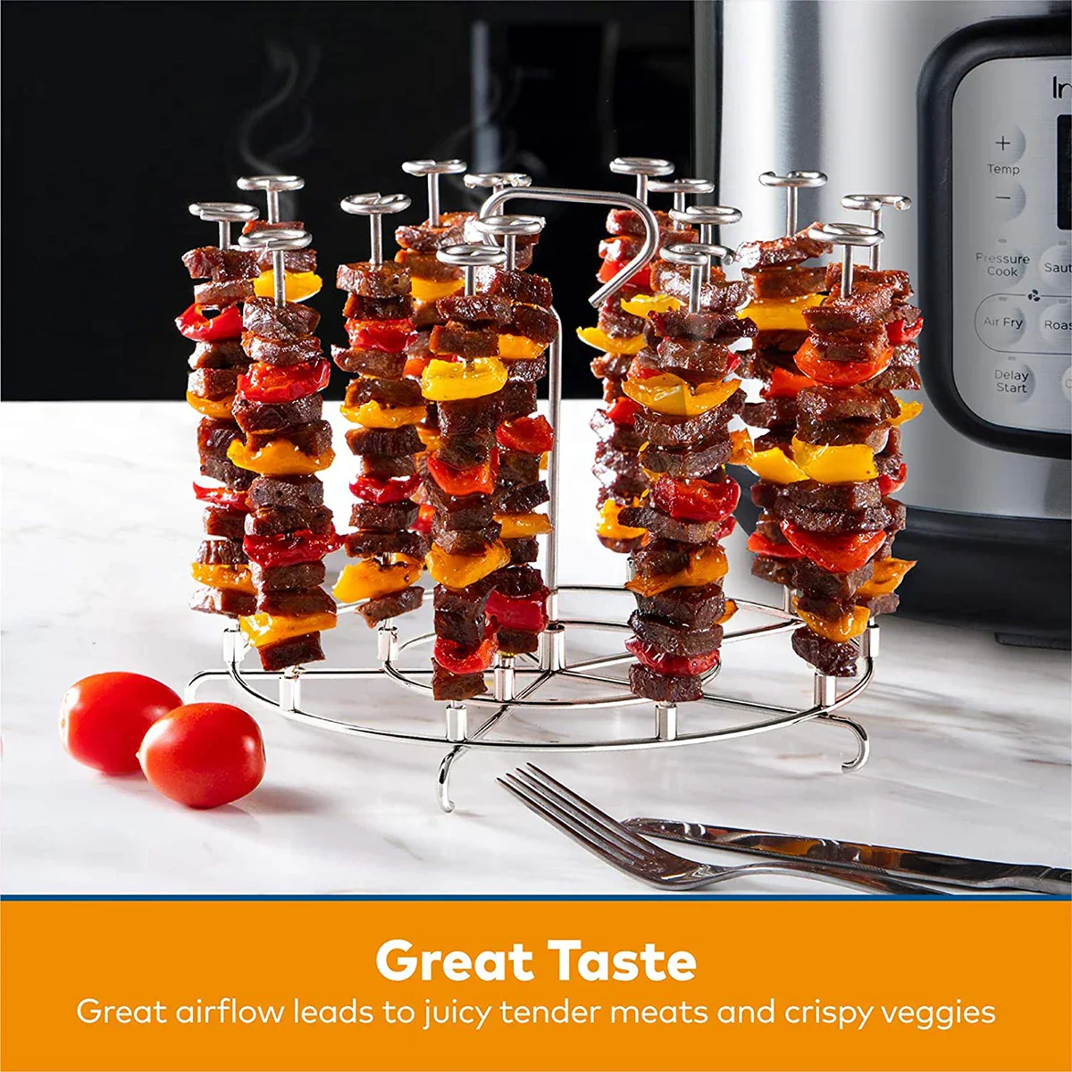 Air Fryer Vertical Kebab Maker Stand - Image 3