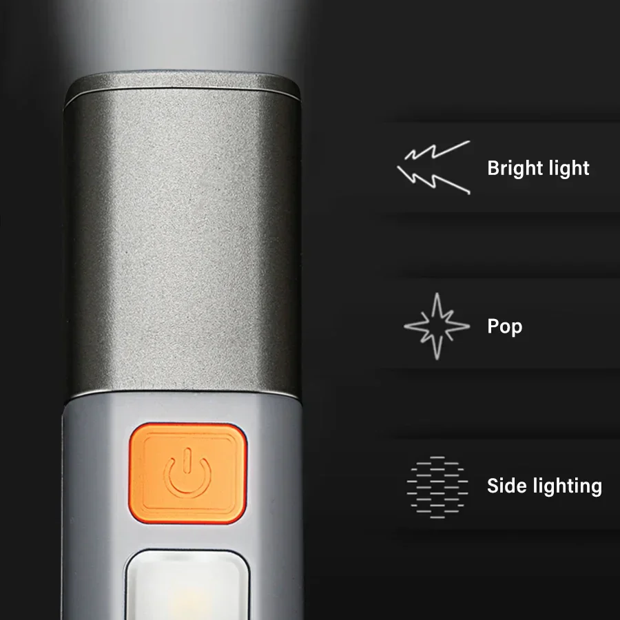 Ultra-Bright Long Shot USB Rechargeable Flashlight - Image 3