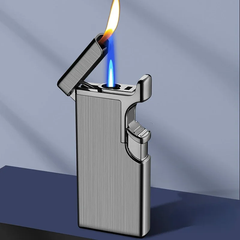 Metal Double Fire Jet Butane Lighter - Image 1
