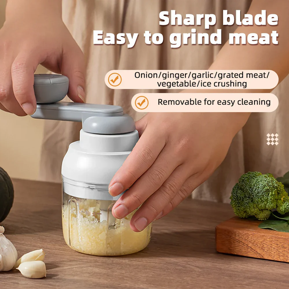 Manual Grinder Garlic Vegetable Chopper - Image 2