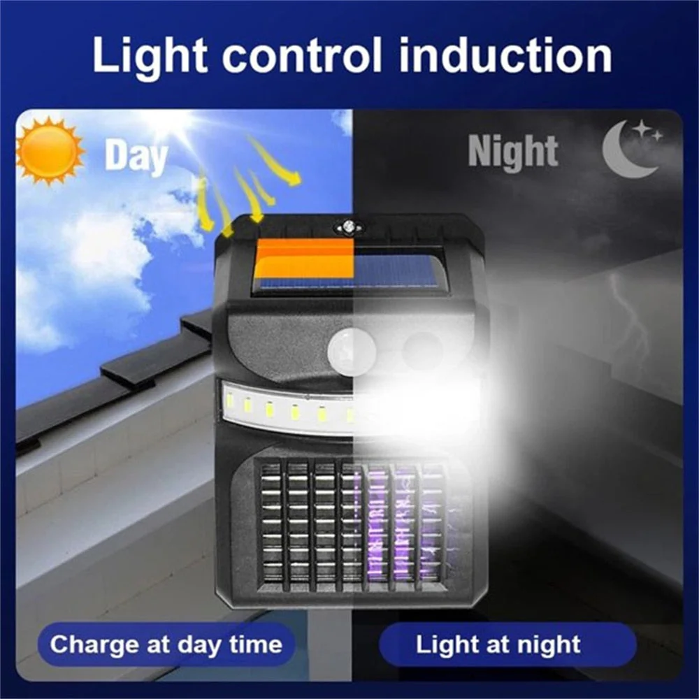 Solar-Powered Infrared Mosquito Killer Outdoor Light - Image 2