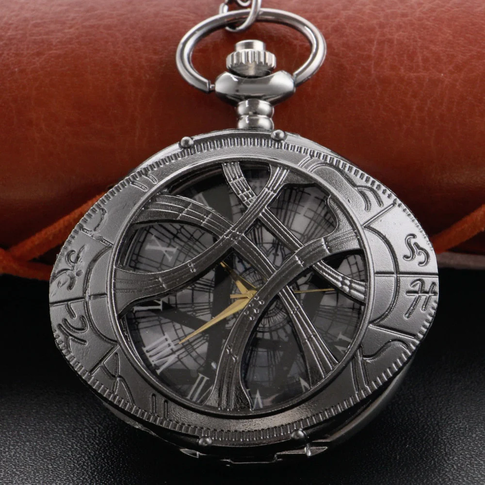 Timeless Tradition Steampunk Pocket Watch Necklace - Image 3