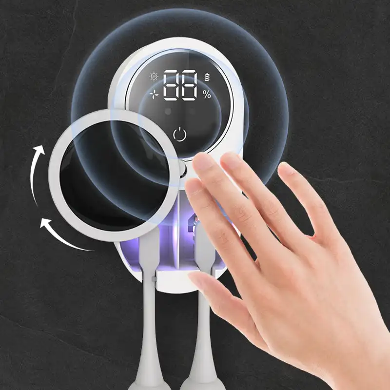 Wall-Mounted UV Light Sterilizer Toothbrush Holder - Image 2