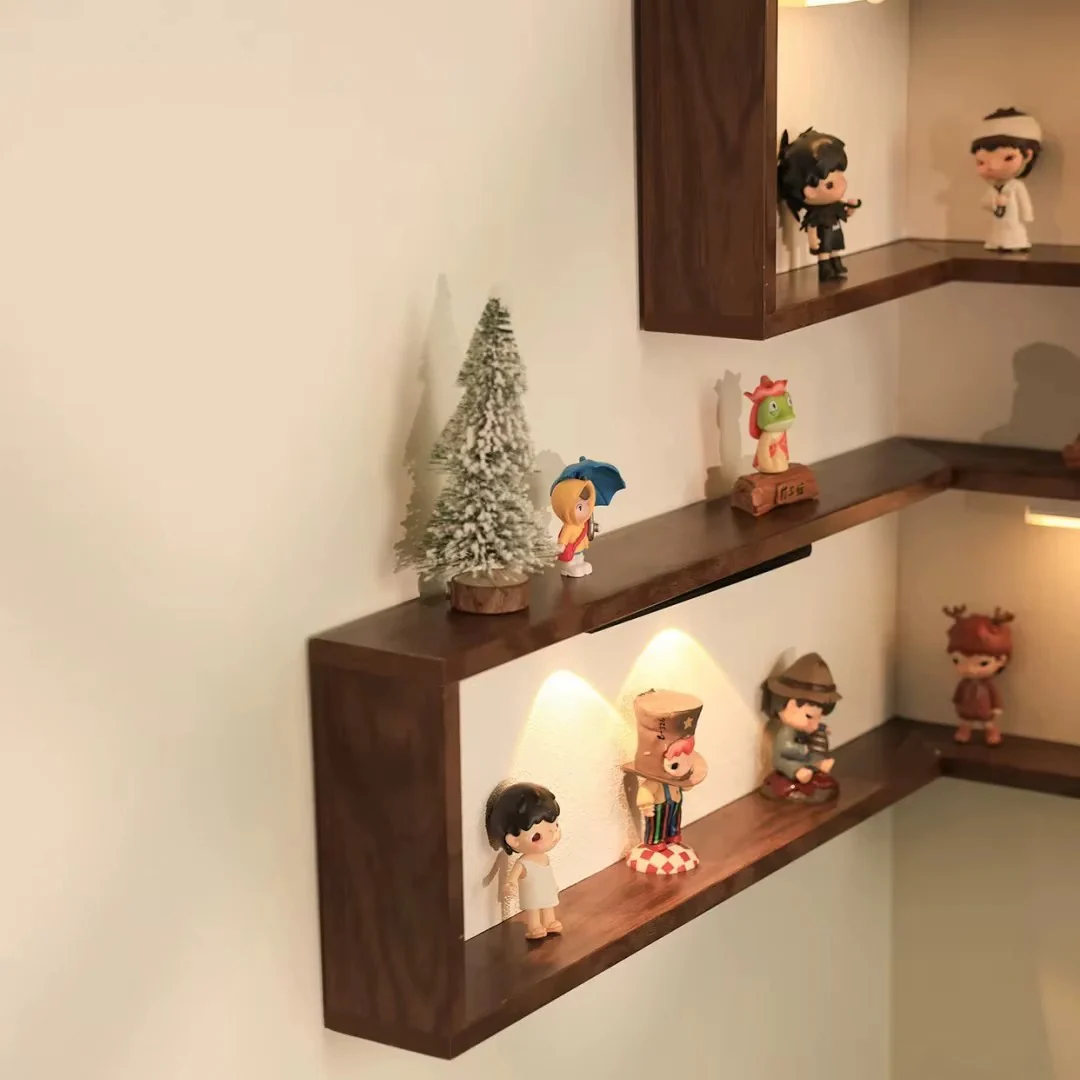 Floating Design Corner Wall Shelf - Image 3
