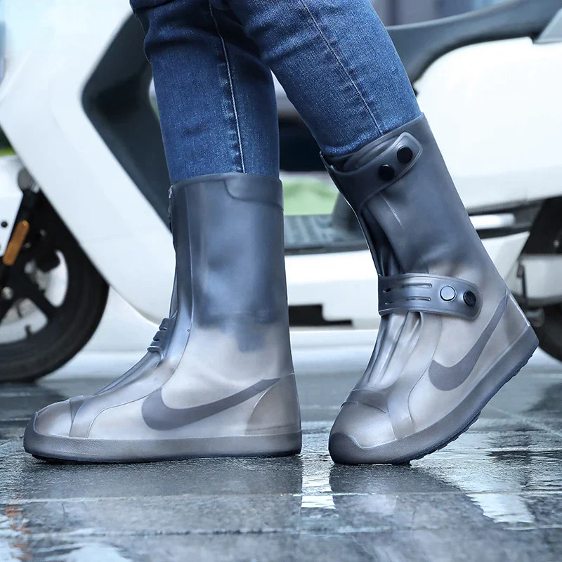 Dry Shield Reusable Non-Slip Silicone Waterproof Shoe Covers - Image 2