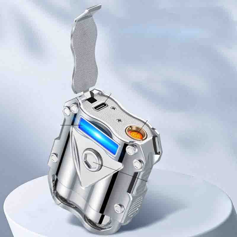 Creative USB Quick Charge Windproof Razor Lighter - Image 2