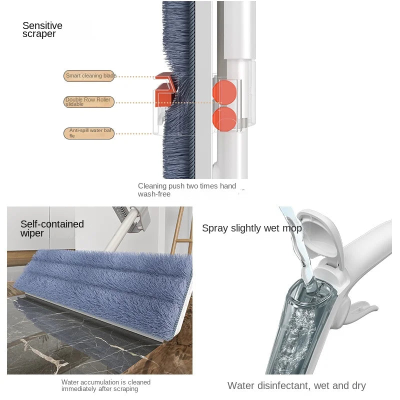 Lazy Hands-Free Cleaning Water Spray Mop - Image 3