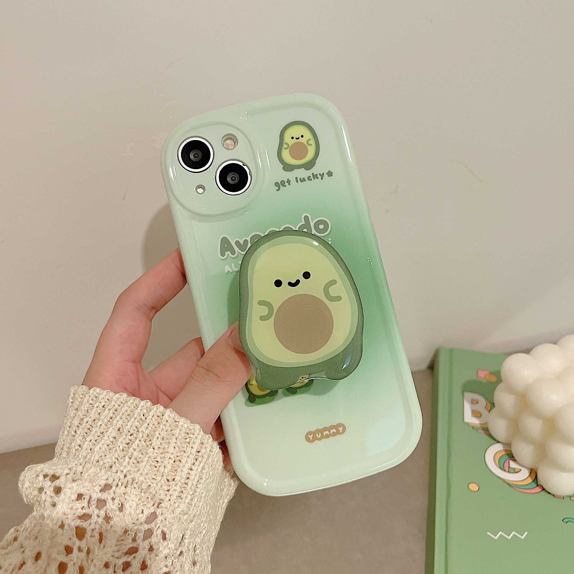 Yummy Avocado iPhone Holder Case - Image 3