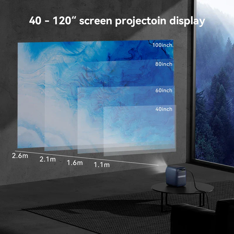 Smart Cast Wireless Mini Portable Projector - Image 3