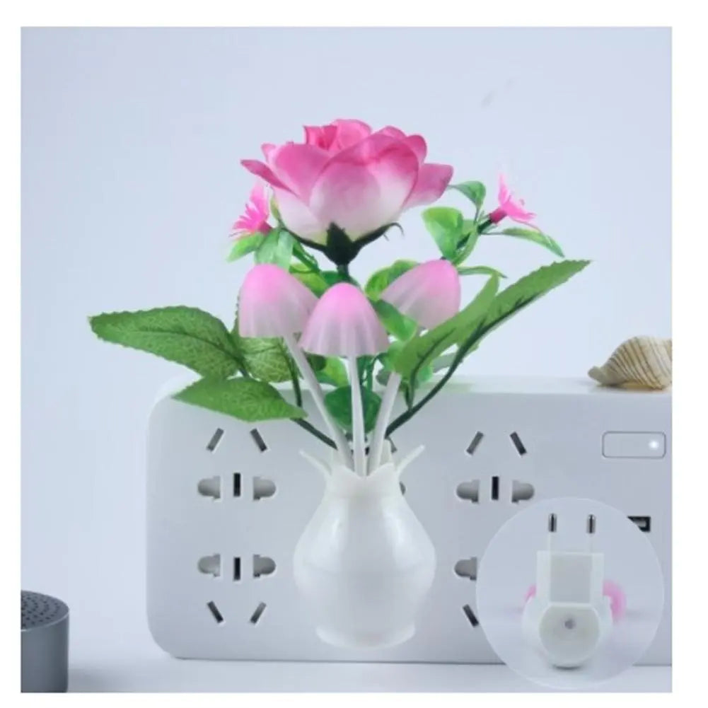 Mini Flower Vase Smart Light Sensor Night Lamp - Image 3