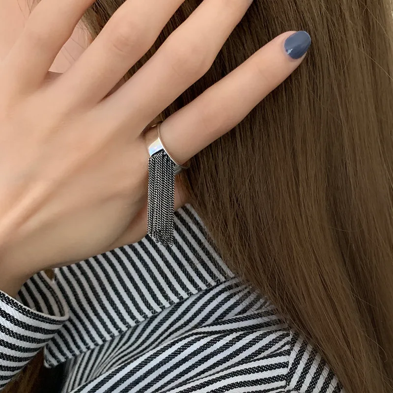Vintage Geometric Multilayer Ring - Image 3