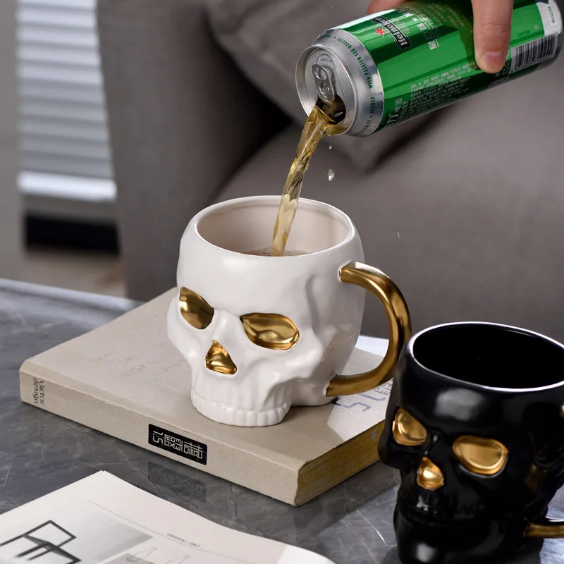 Spooky Skull Coffee Mug - Image 3