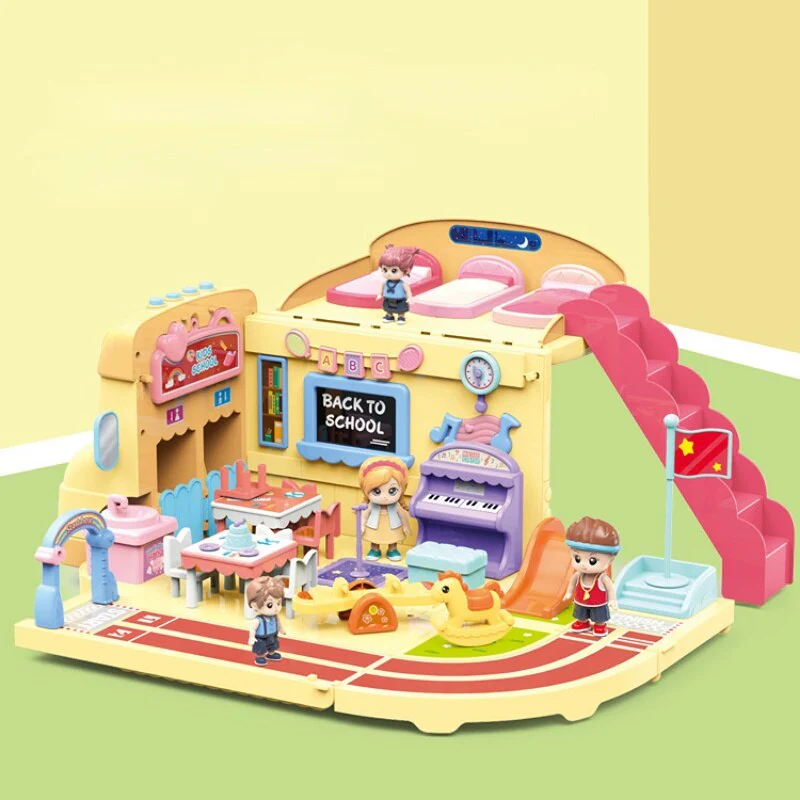 Mega School Party Express Bus House Toy - Image 2
