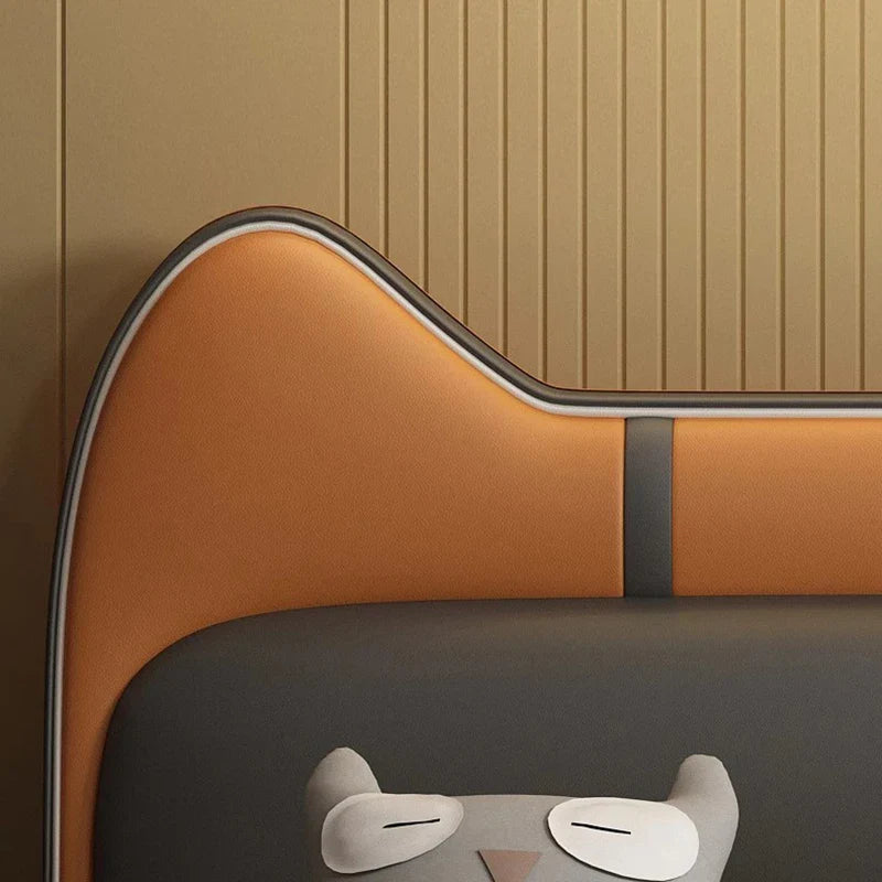 Fancy Cat Leather Modern Kids Bed - Image 3