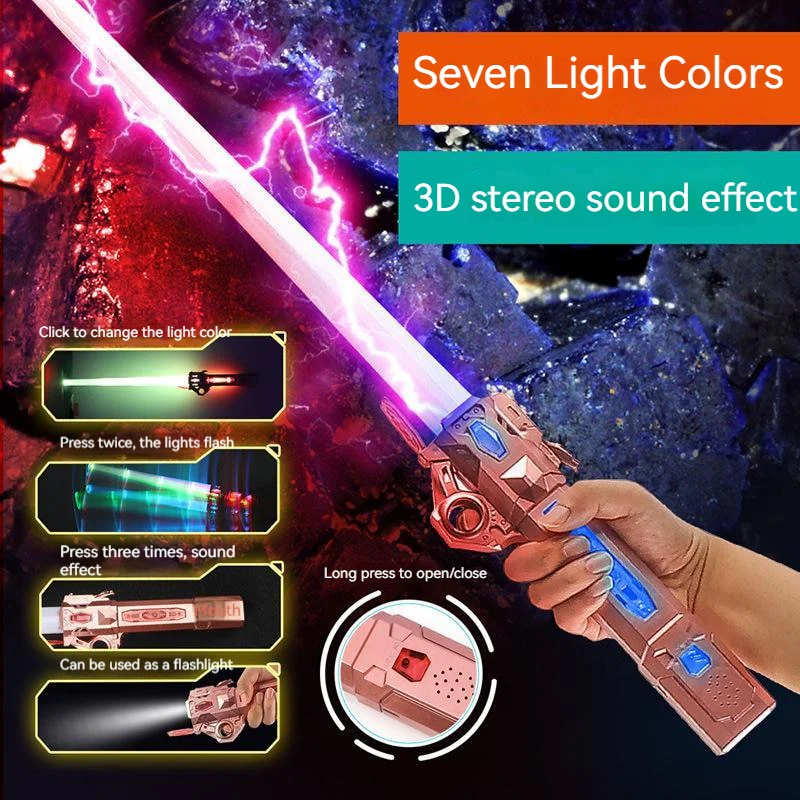 Galactic Blade Extendable Colorful Toy Sword - Image 3