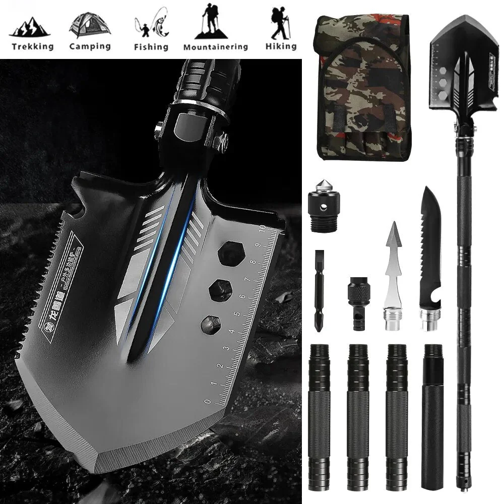 All-Terrain Tactical Multi-Tool Shovel Kit - Image 2