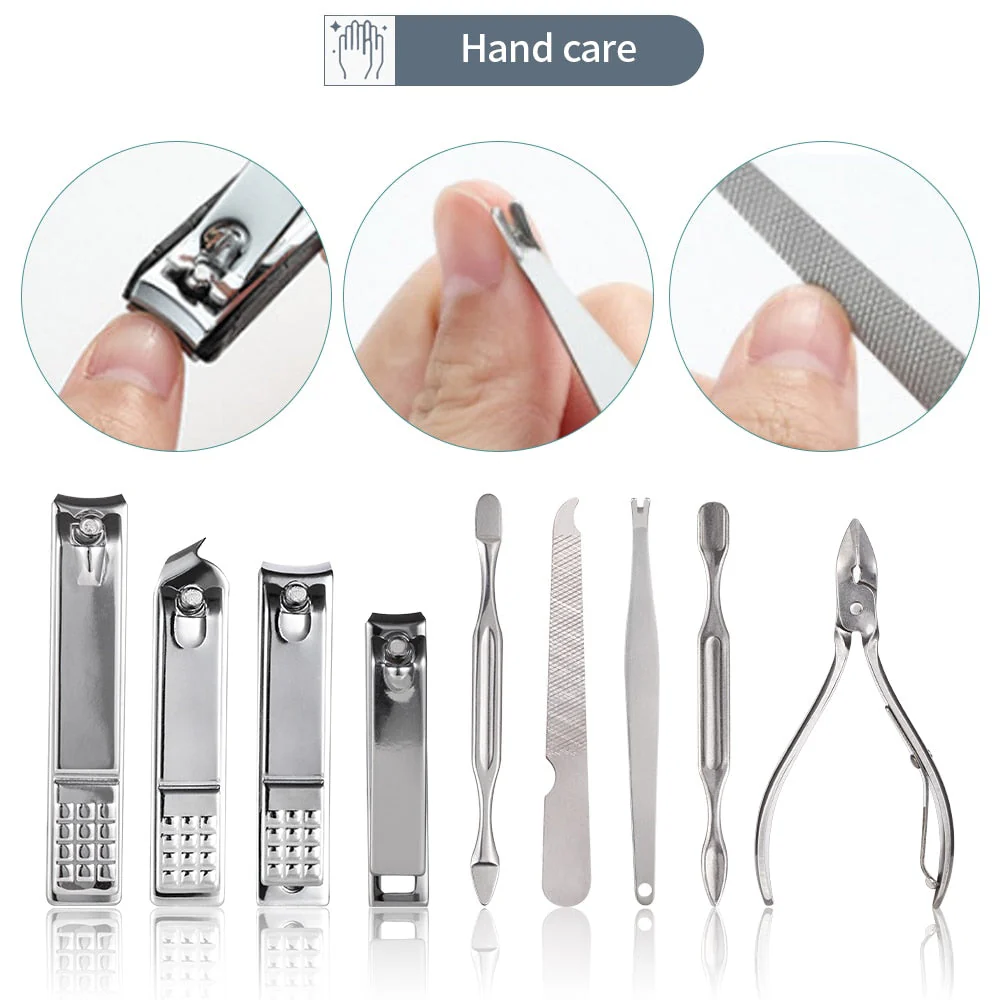 Easy Carry All-in-One Stainless Steel Manicure Set - Image 3
