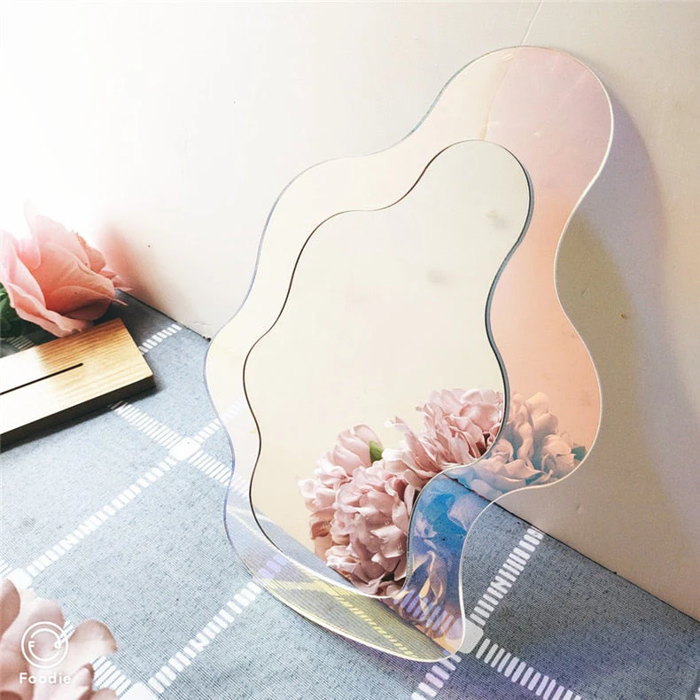 Decorative Wavy Colorful Mirror - Image 3